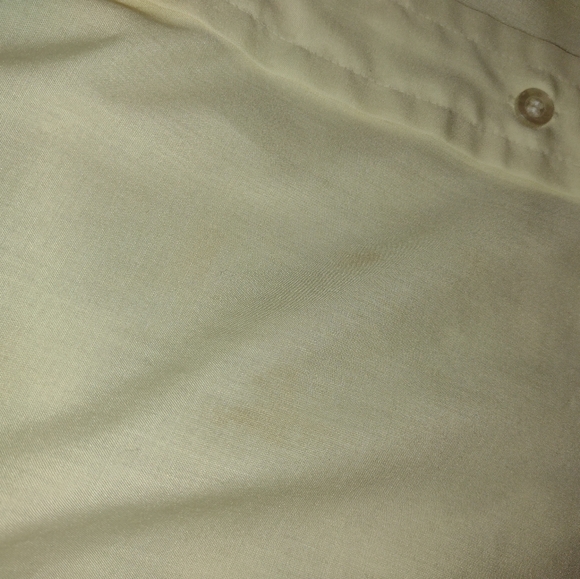 Vintage Men's Bud Berma Button Down Polyester Permanent Press Shirt Short Sleeve - Picture 5 of 10